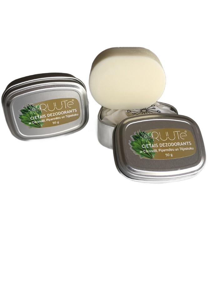 Solid deodorant with Lemongrass, Tea Tree and Peppermint 50 g