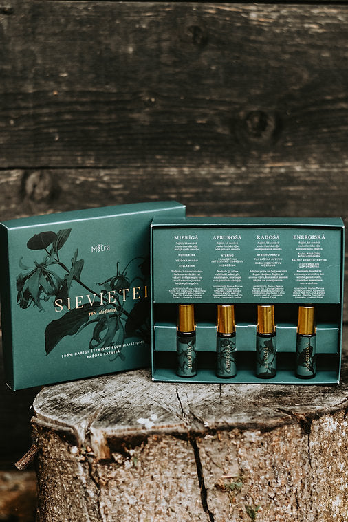 Dāvana sievietei - aromterapijas komplekts