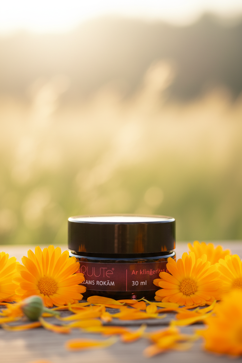 BALZAMS ROKĀM ar Kliņģerītes eļļu 30 ml