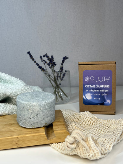 SOLID SHAMPOO with Blue clay 80 g