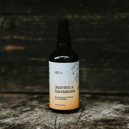 BODY OIL with Jasmine and Sandalwood essential oils 100 ml
